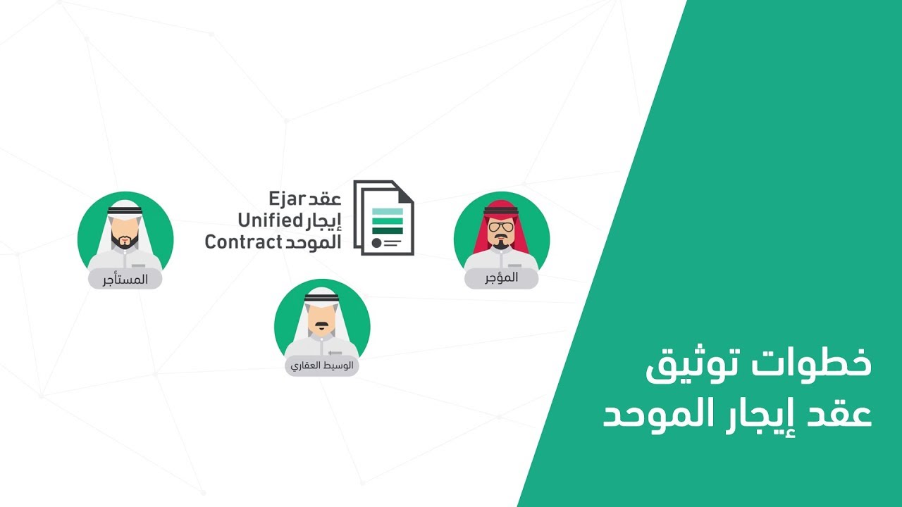 توثيق عقد الإيجار الموحد