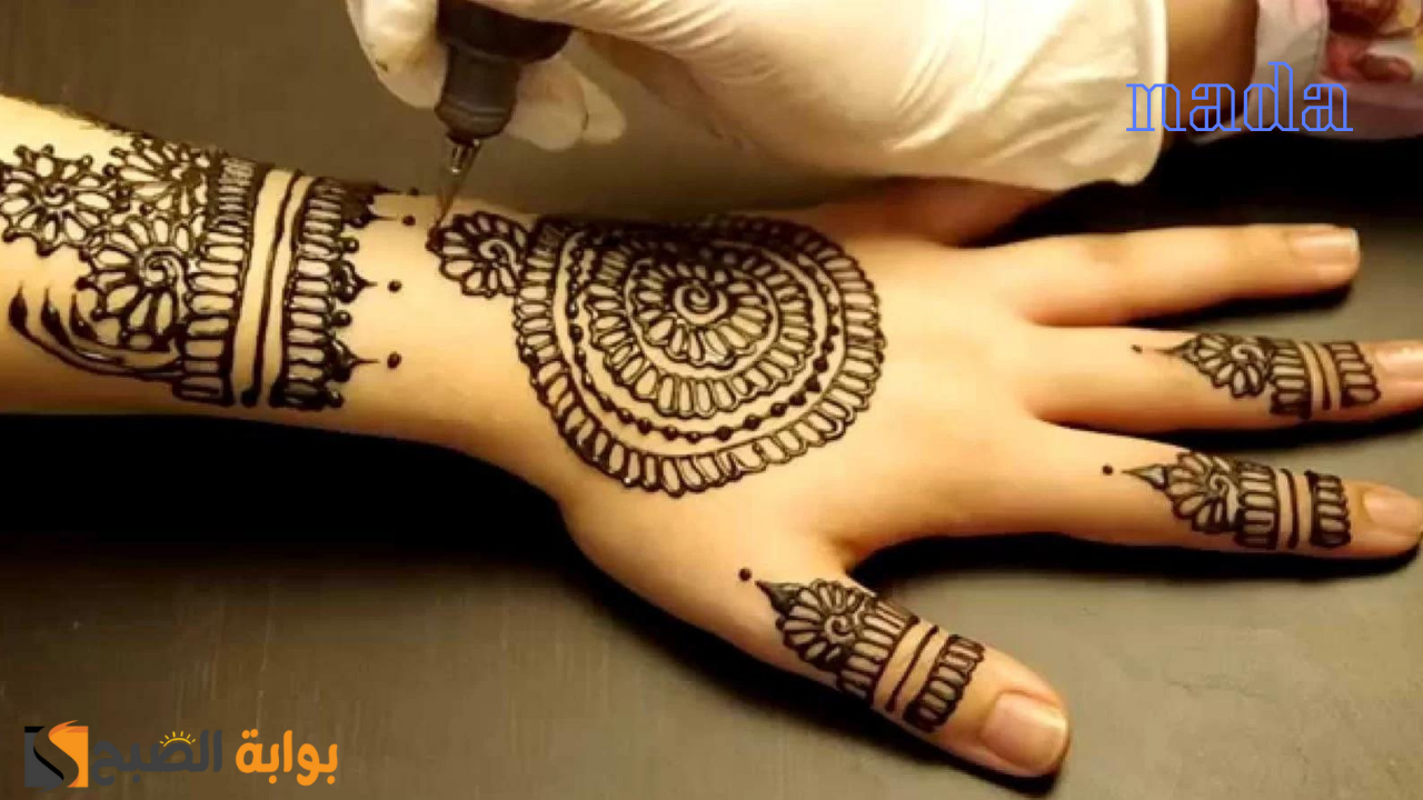 خطوات رسم الحنة