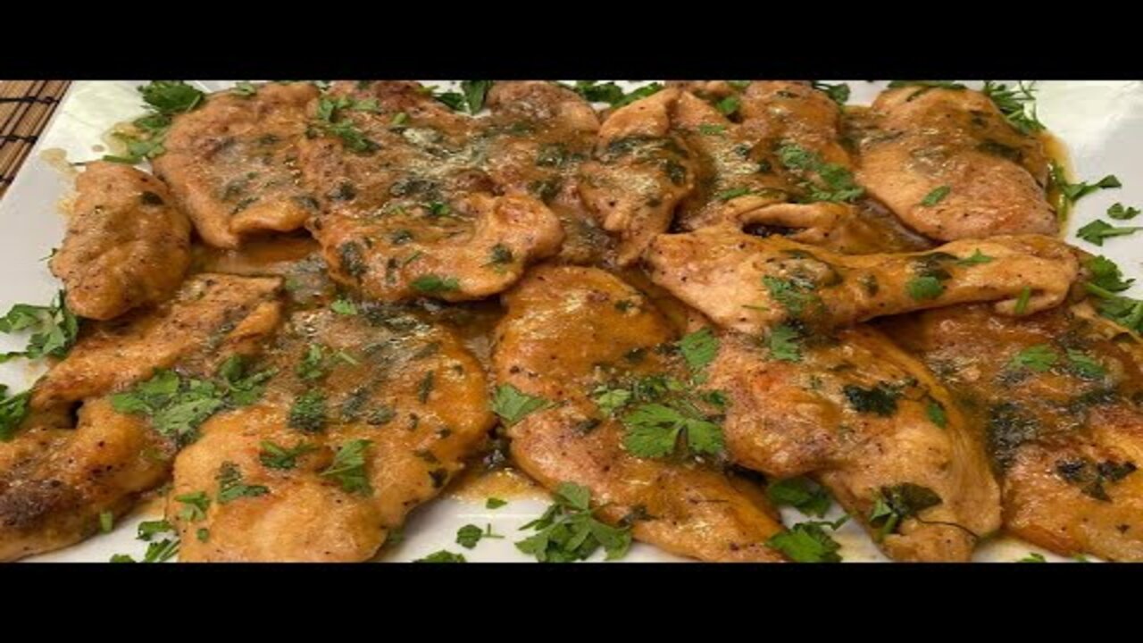 الدجاج بالزبدة والثوم