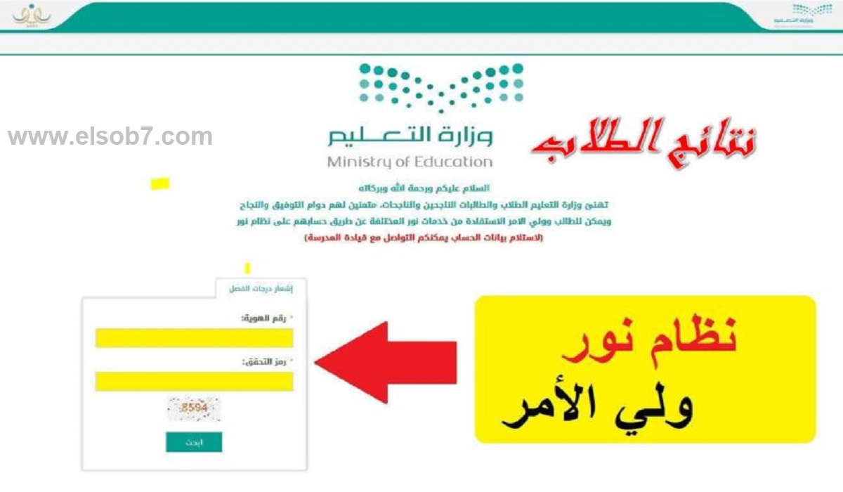 دخول نظام نور