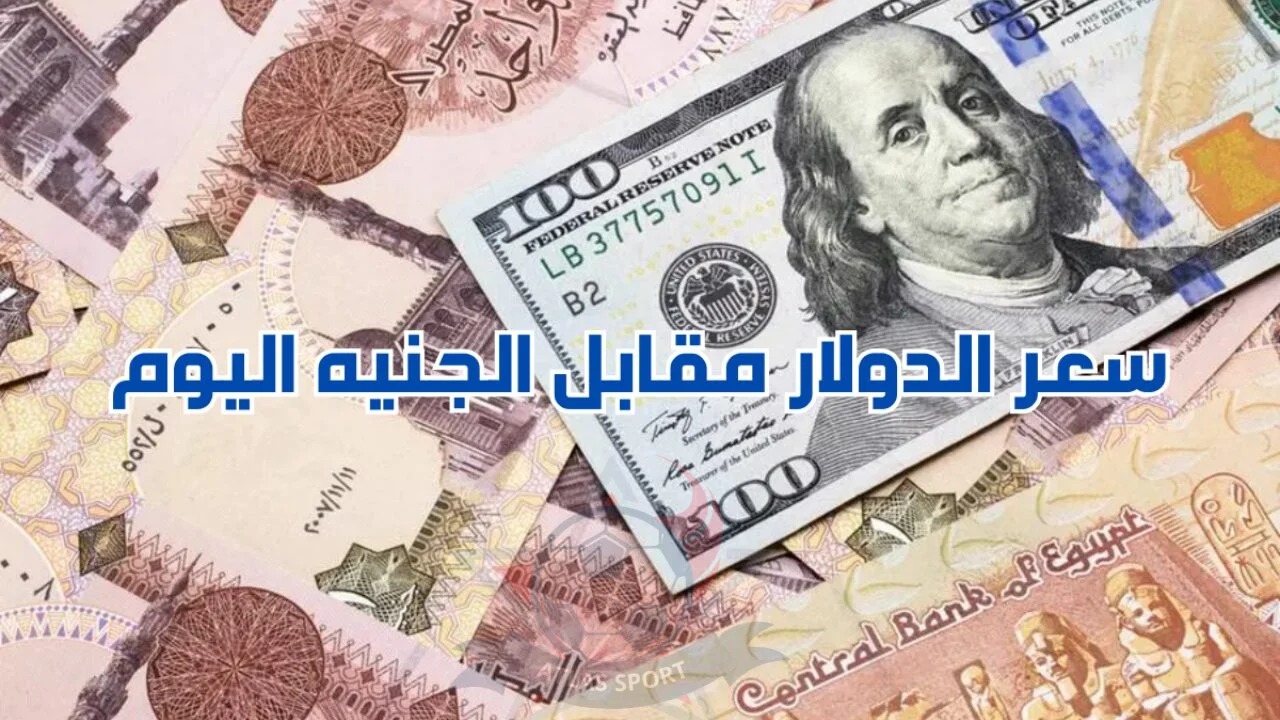 سعر الدولار اليوم مقابل الجنيه المصري