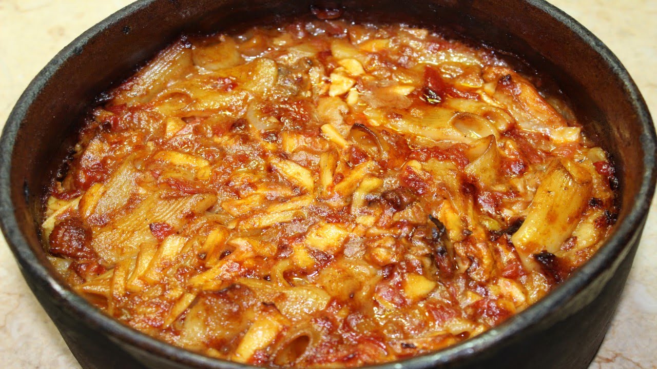 طاجن مكرونة بالفراخ