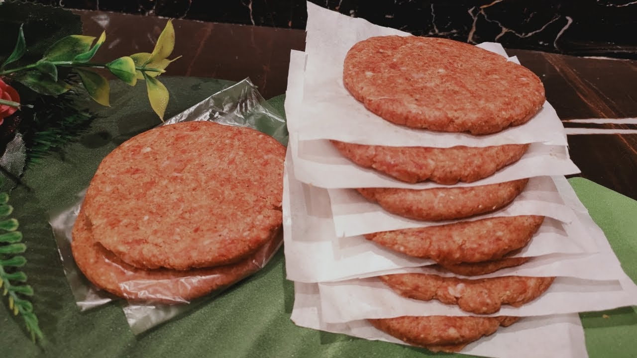 طريقة البرجر بربع كيلو لحمة