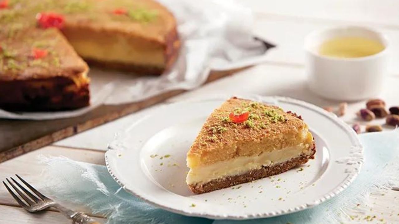 طريقة عمل تشيز كيك البسبوسة