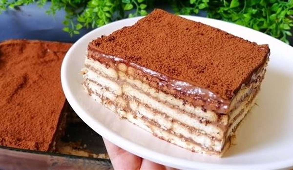 طريقة عمل كيكة النسكافيه الباردة
