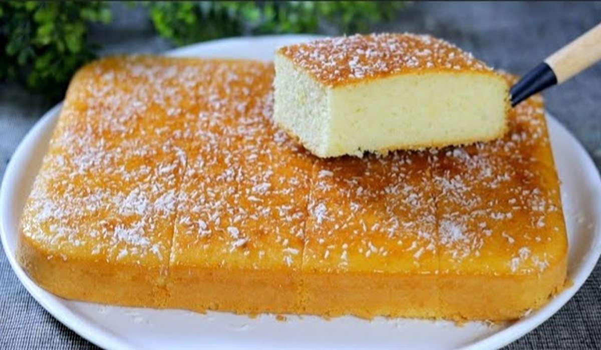 طريقة كيكة جوز الهند الهشة