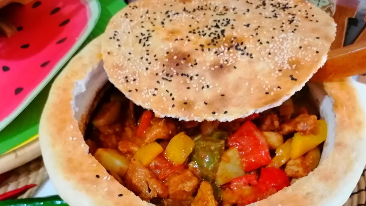 فخارة الدجاج بالخضار