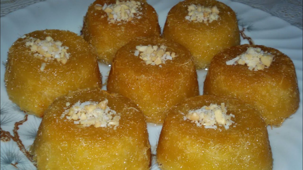 كب كيك الكنافة بالكاسترد