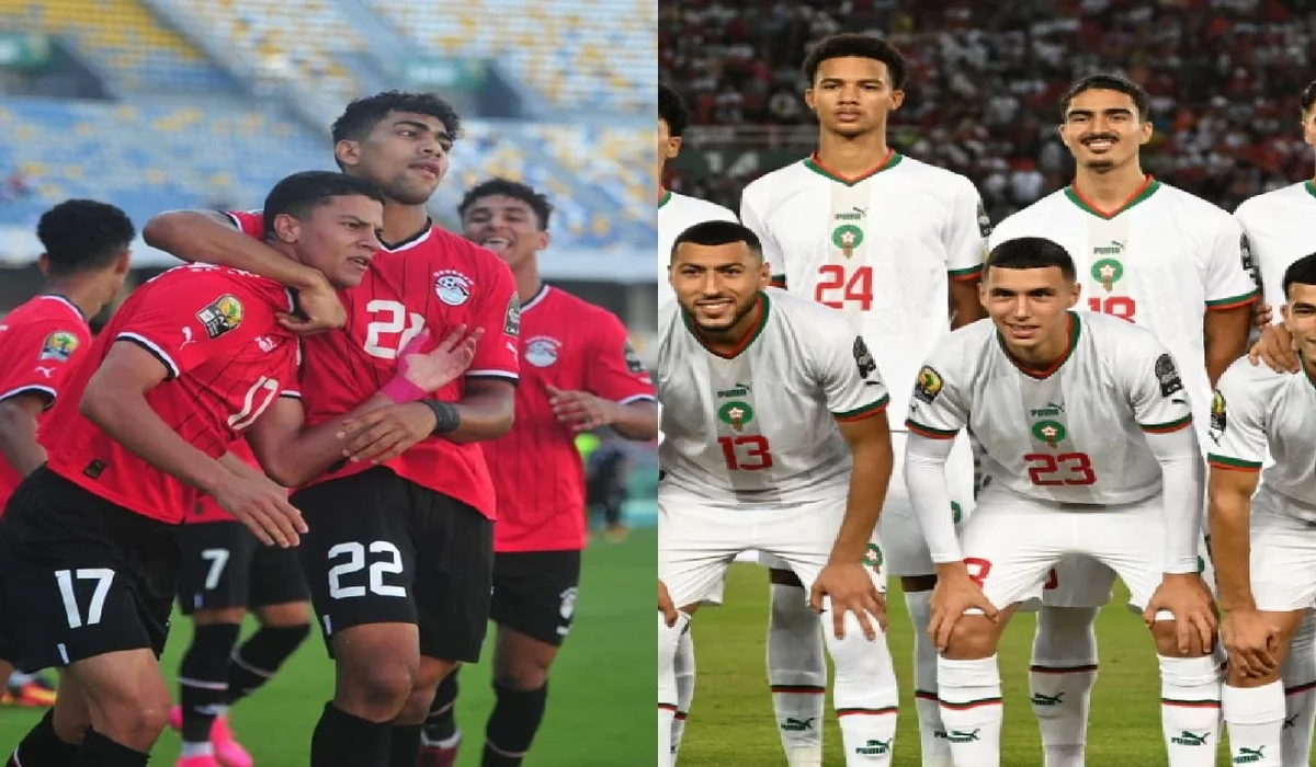مباراة مصر والمغرب