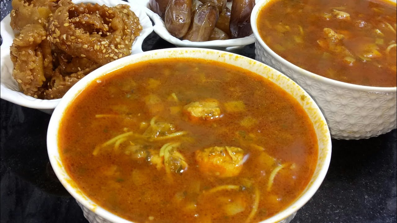 مقادير إعداد شوربة الدجاج الحارة المكسيكية
