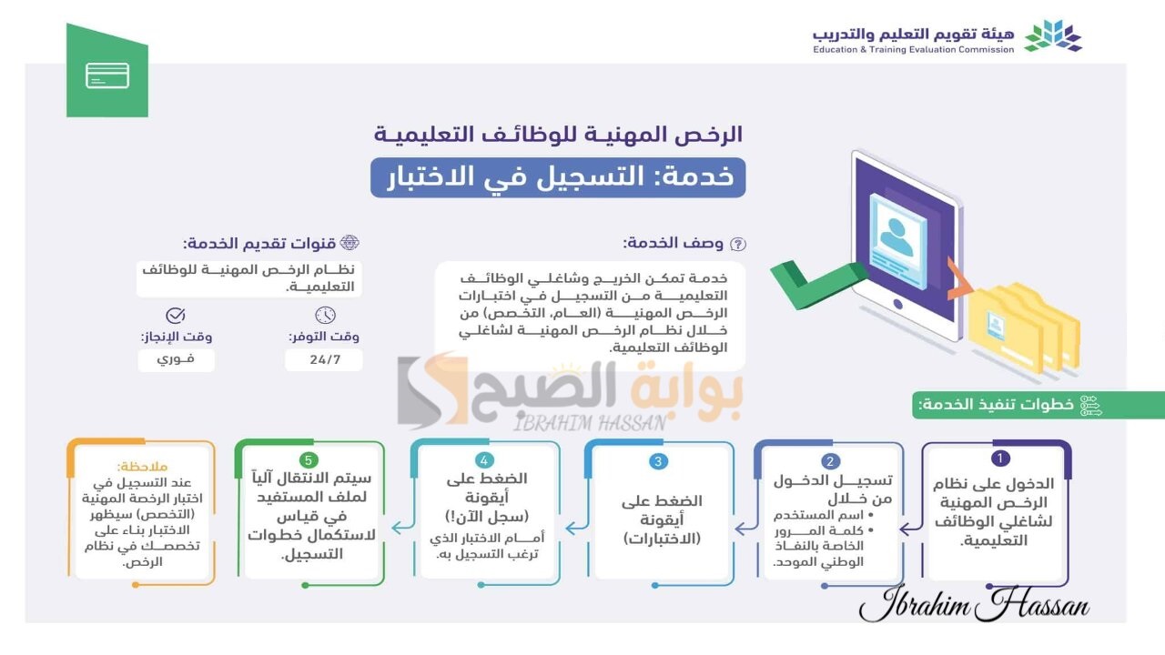 موعد بدء التسجيل فى اختبار الرخصة المهنية 1446 بالسعودية وكيفية التسجيل