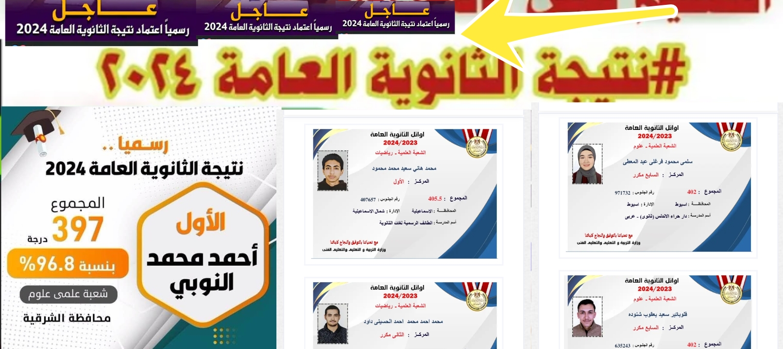 نتيجة الثانوية العامة 1 1