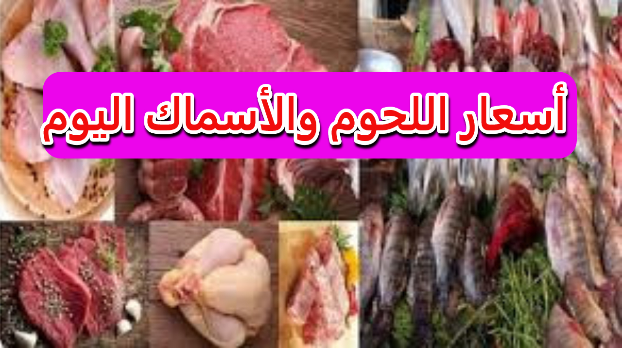 أسعار اللحوم والأسماك اليوم