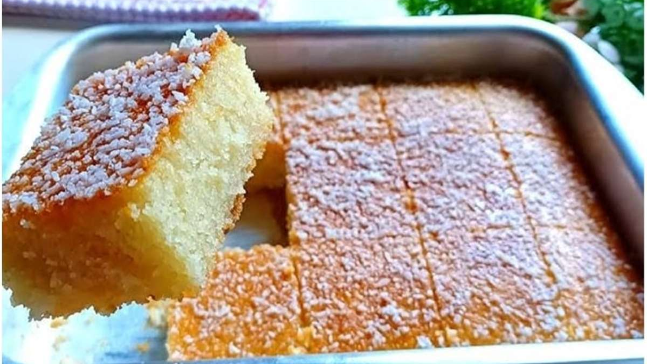 كيكة السميد بجوز الهند