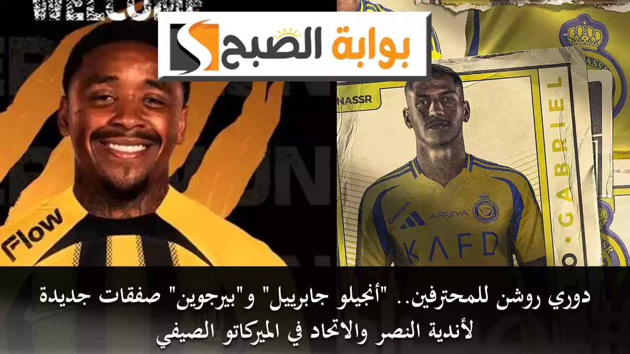 دوري روشن للمحترفين.. "أنجيلو جابرييل" و"بيرجوين" صفقات جديدة لأندية النصر والاتحاد في الميركاتو الصيفي