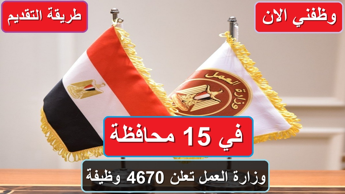 وظائف وزارة العمل الحديثة