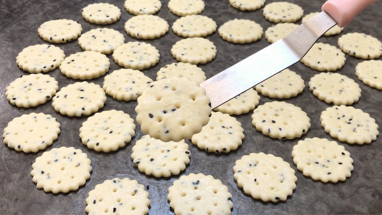 البسكويت المالح المقرمش