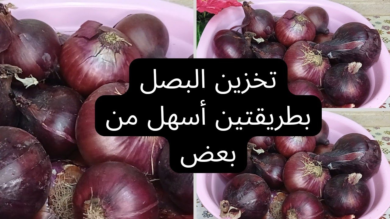 تخزين البصل