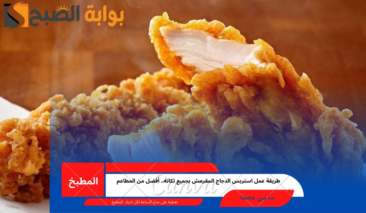 استربس الدجاج المقرمش