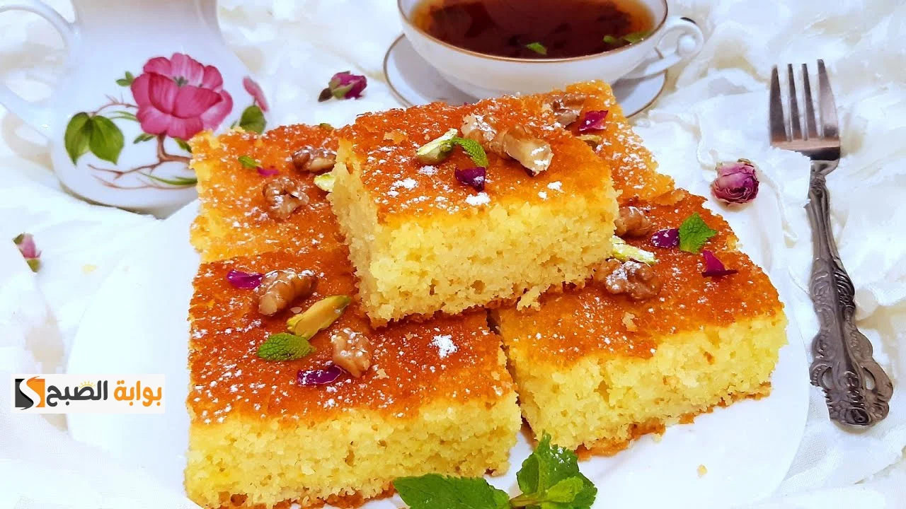 البسبوسة المكرملة