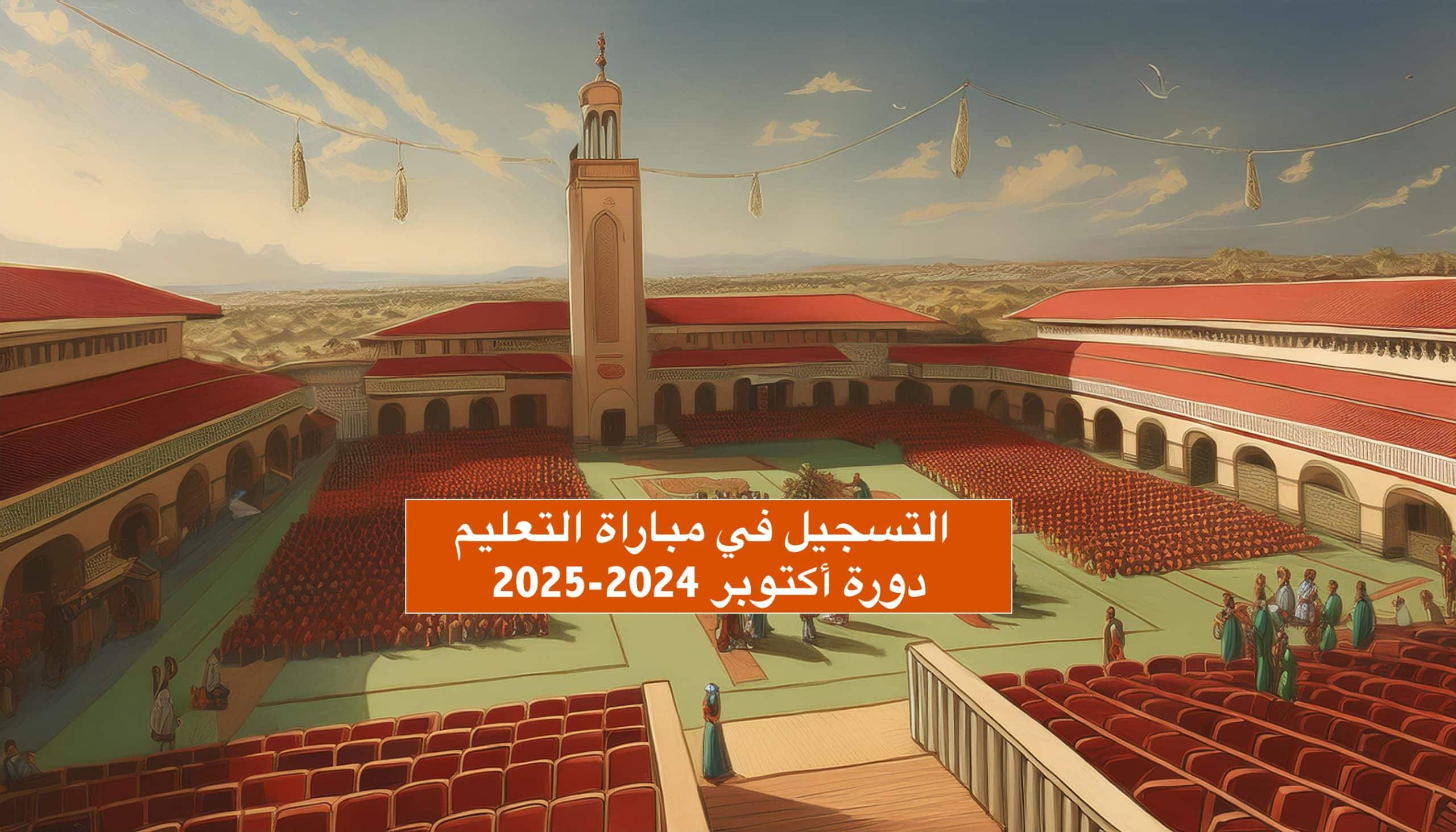 التسجيل في مباراة التعليم دورة أكتوبر 2024 - 2025