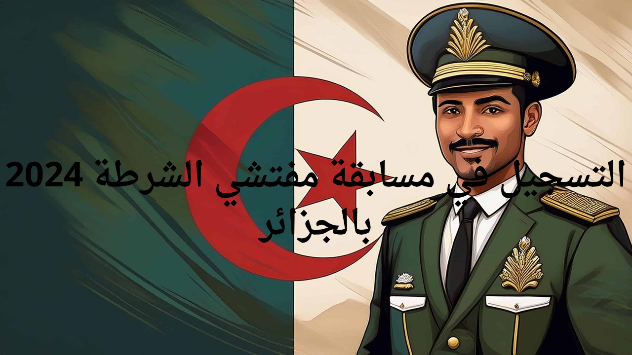 التسجيل في مسابقة مفتشي الشرطة 2024 بالجزائر