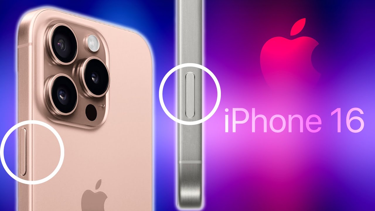 الزر الجانبي لكاميرا هواتف iphone 16