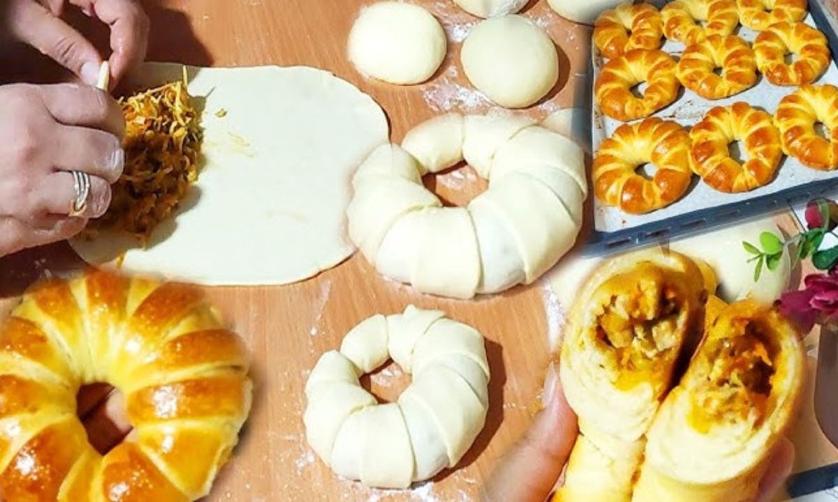 الفطائر القطنية المحشية بحشوات مختلفة