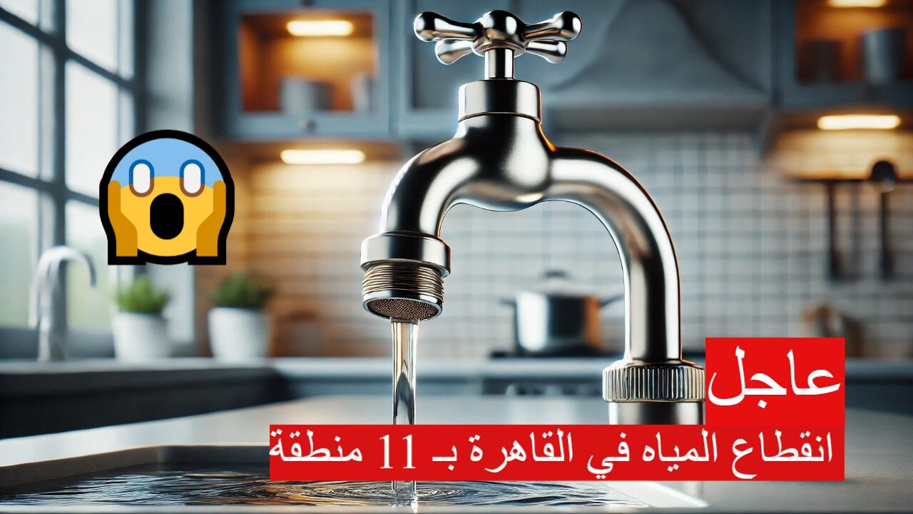 انقطاع المياه في القاهرة بـ 11 منطقة