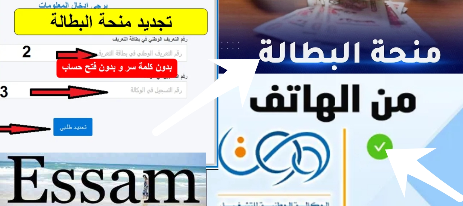 تجديد منحة البطالة في الجزائر 2024