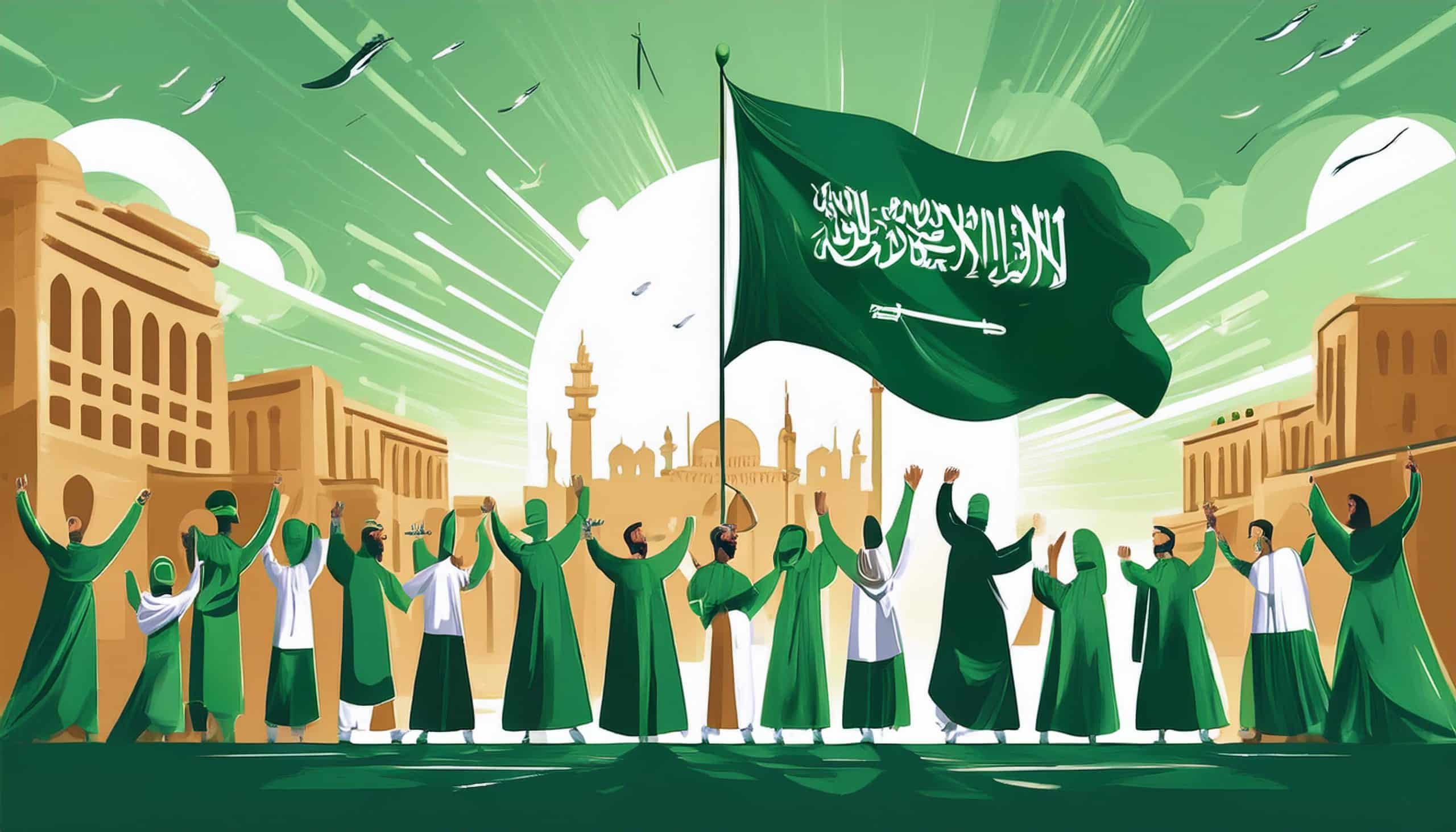 تهنئة أصدقائك في العمل بمناسبة اليوم الوطني