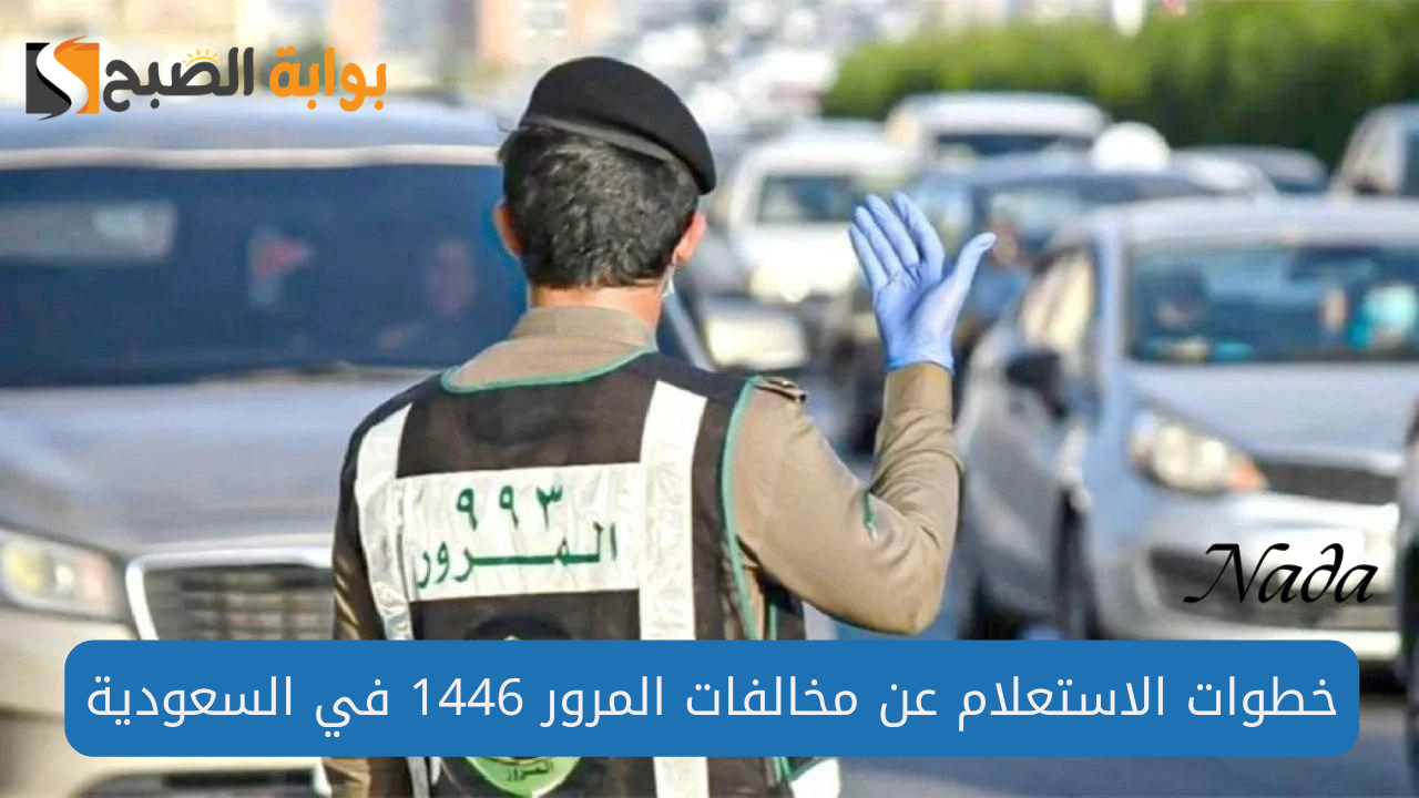 خطوات الاستعلام عن مخالفات المرور برقم السيارة 1446؟