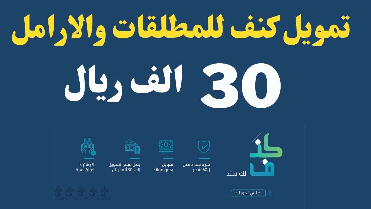 خطوات التقديم في تمويل كنف للمطلقات والأرامل 1446