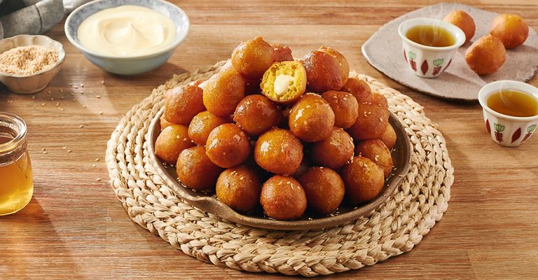خطوات عمل اللقيمات المحشية بالجبن
