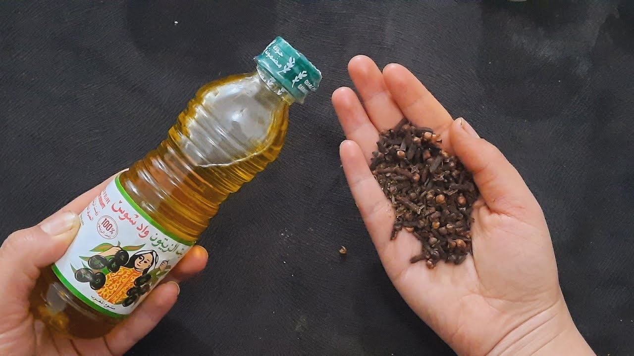 زيت الزيتون والقرنفل