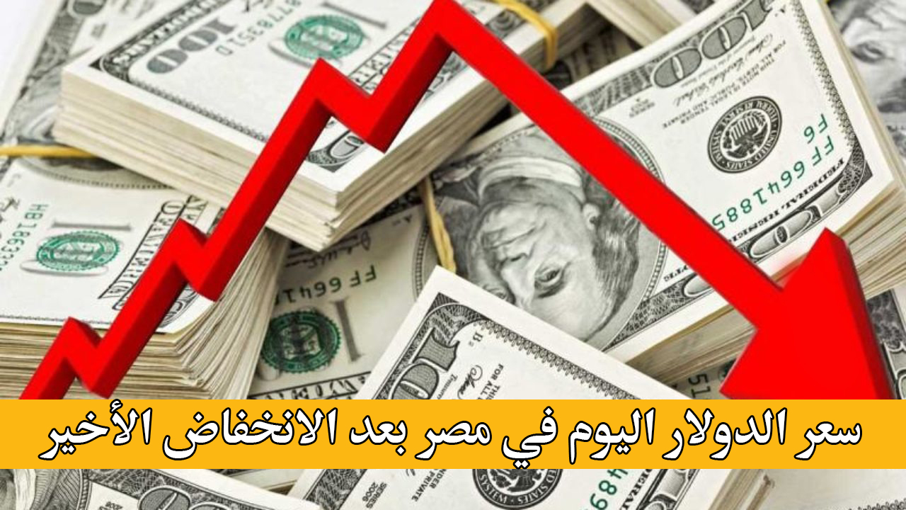 سعر الدولار اليوم في مصر بعد الانخفاض الأخير