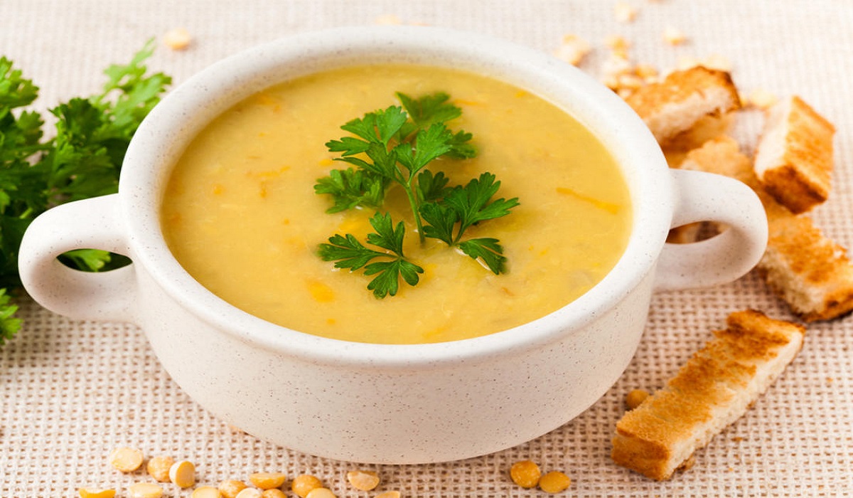 شوربة العدس اللذيذة