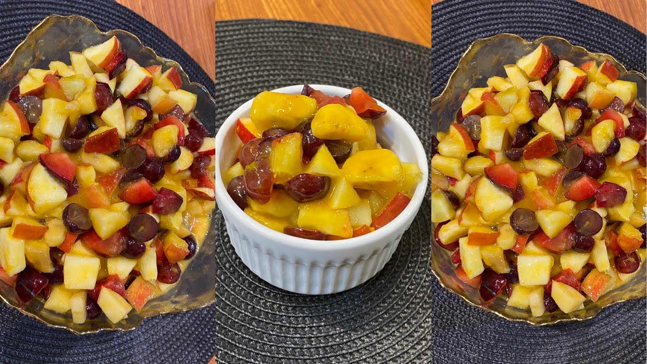 طبق سلطة الفواكة
