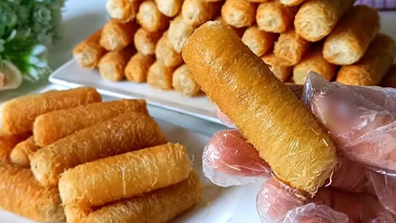 طريقة عمل أصابع الكنافة بحشوة المكسرات