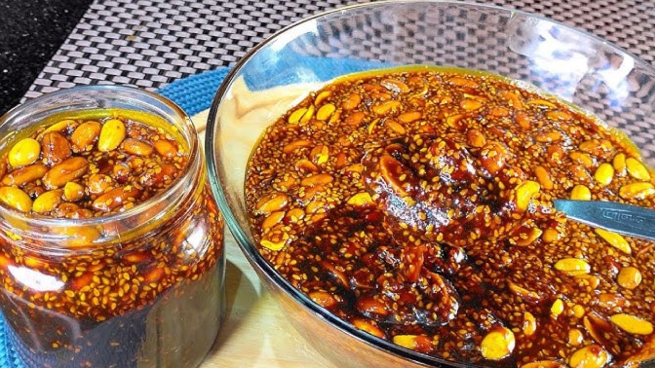 طريقة عمل المفتقة بالسمسم