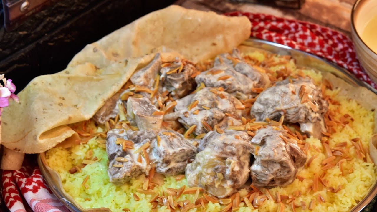 طريقة عمل المنسف