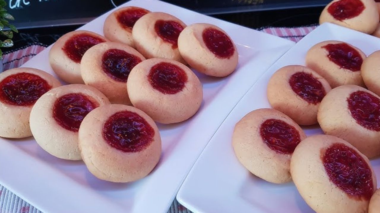 طريقة عمل بسكويت المربى