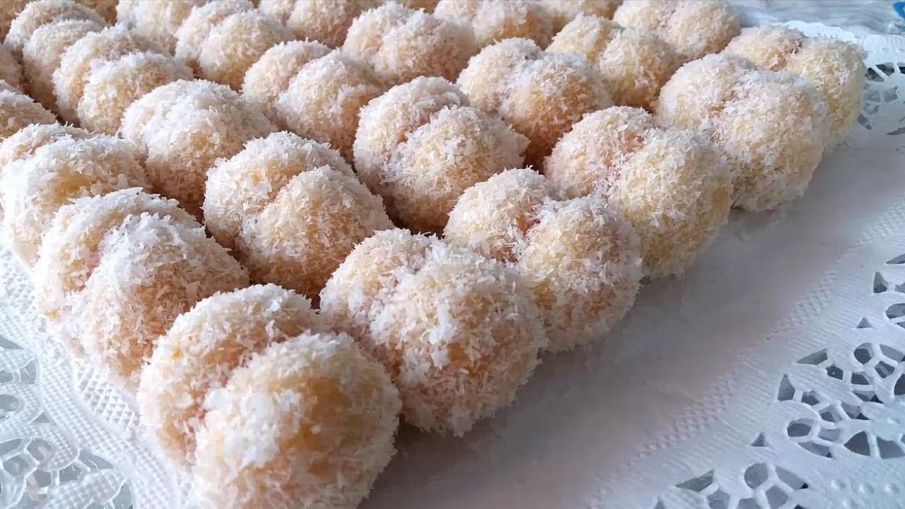 طريقة عمل حلوى الرشبوند بدون زبدة