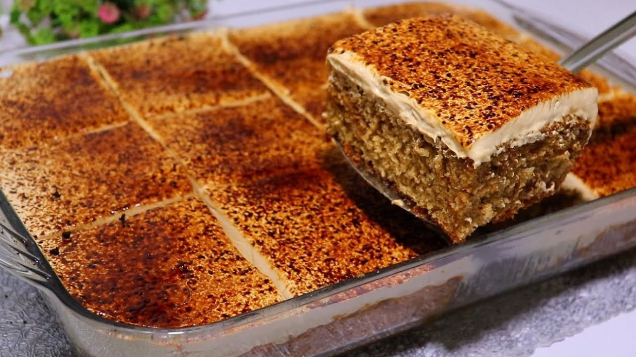 طريقة عمل كيكة النسكافيه