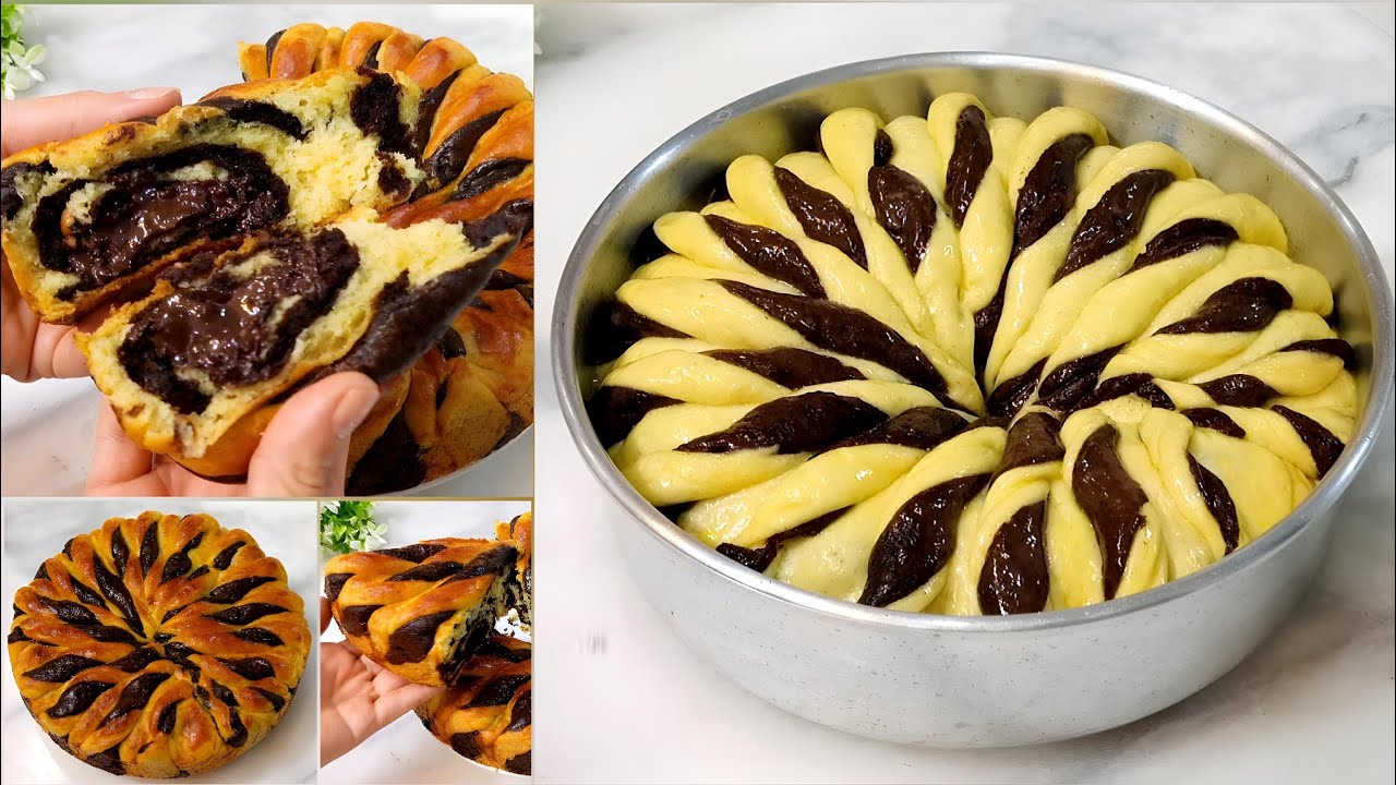 فطيرة طاقية السلطان بالشيكولاتة