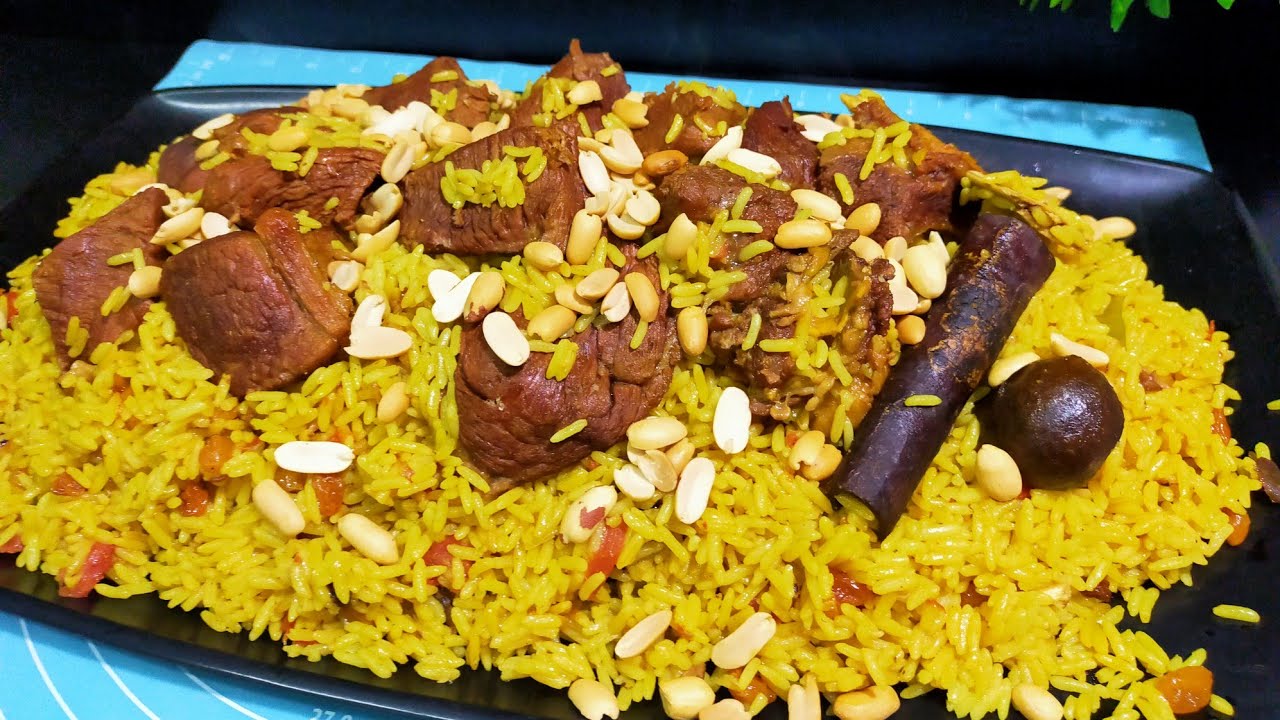 طريقة عمل الكبسة السعودي باللحم