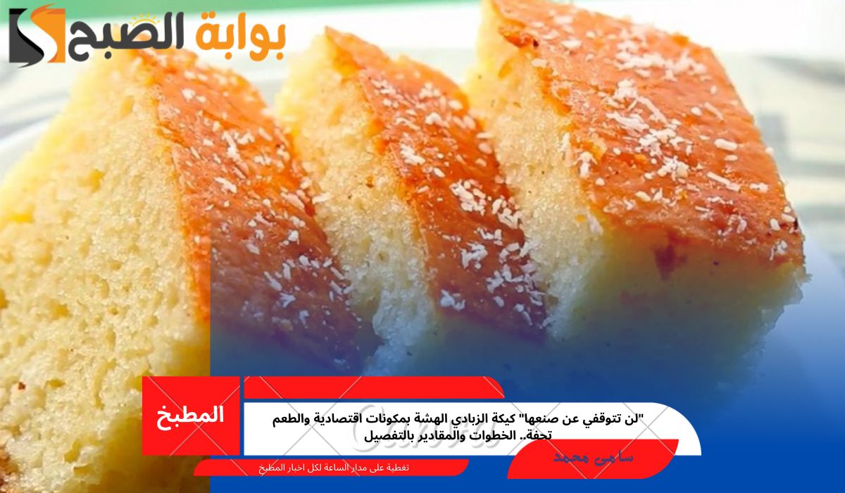 كيكة الزبادي الهشة