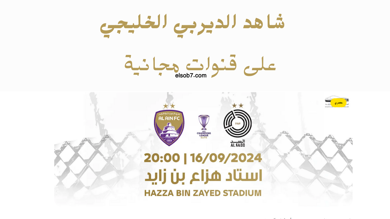مباراة العين والسد