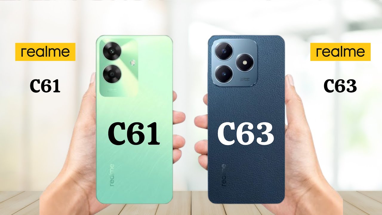 مقارنة بين Realme C63 و Realme C61