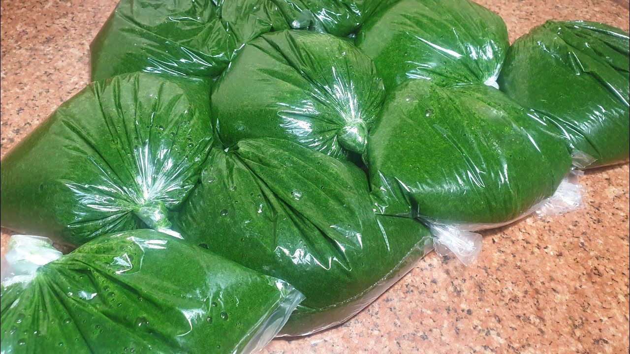 طرق تخزين الملوخية